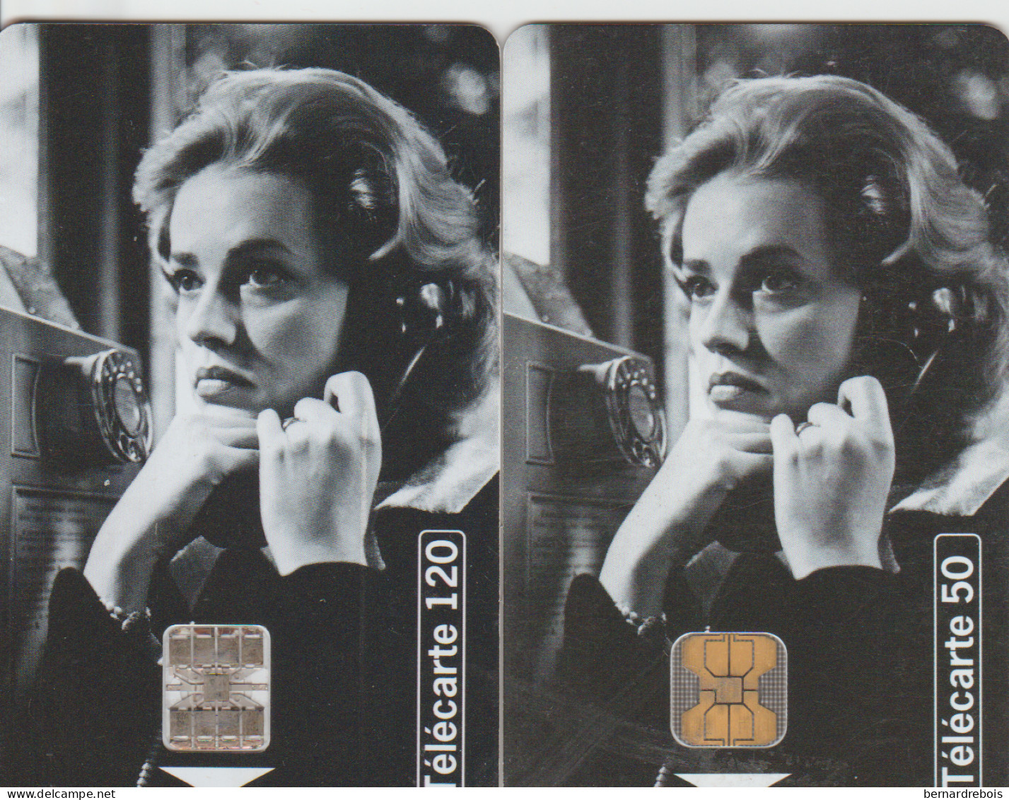 TC15 - JEANNE MOREAU 50 Et 120 U Pour 1 € - Ohne Zuordnung