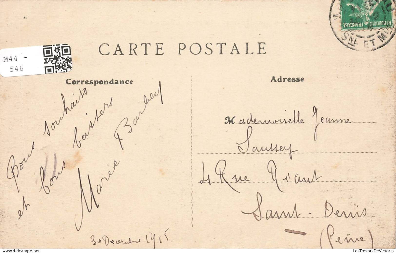 FRANCE - Environs De Montereau - Vue Générale De La Ferme D'Esmans - Vue De L'extérieur - Carte Postale Ancienne - Montereau