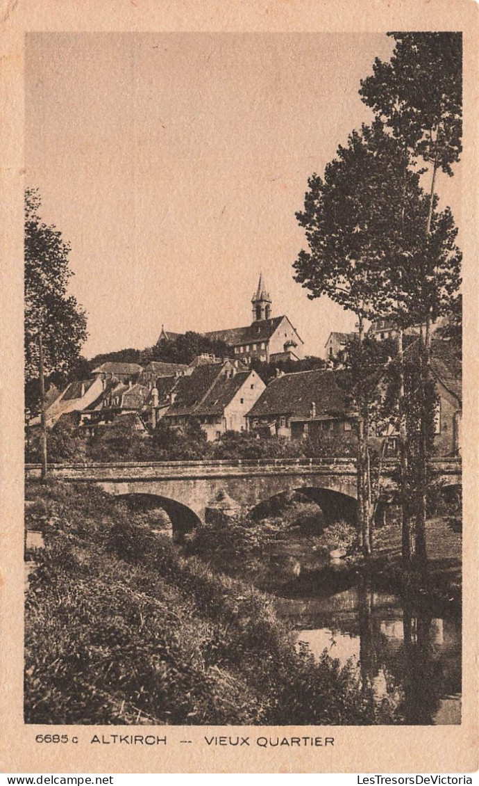 FRANCE - Altkirch - Vue Sur Le Vieux Quartier - Carte Postale Ancienne - Altkirch