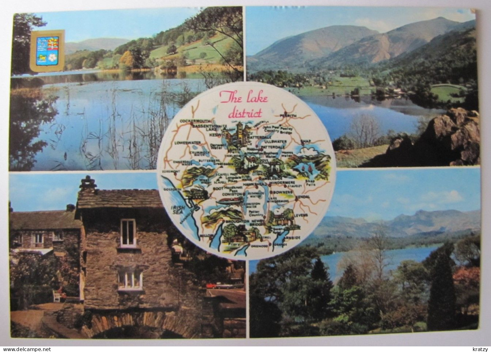 ROYAUME-UNI - ANGLETERRE - CUMBRIA - LAKE DISTRICT - Map And Views - Sonstige & Ohne Zuordnung