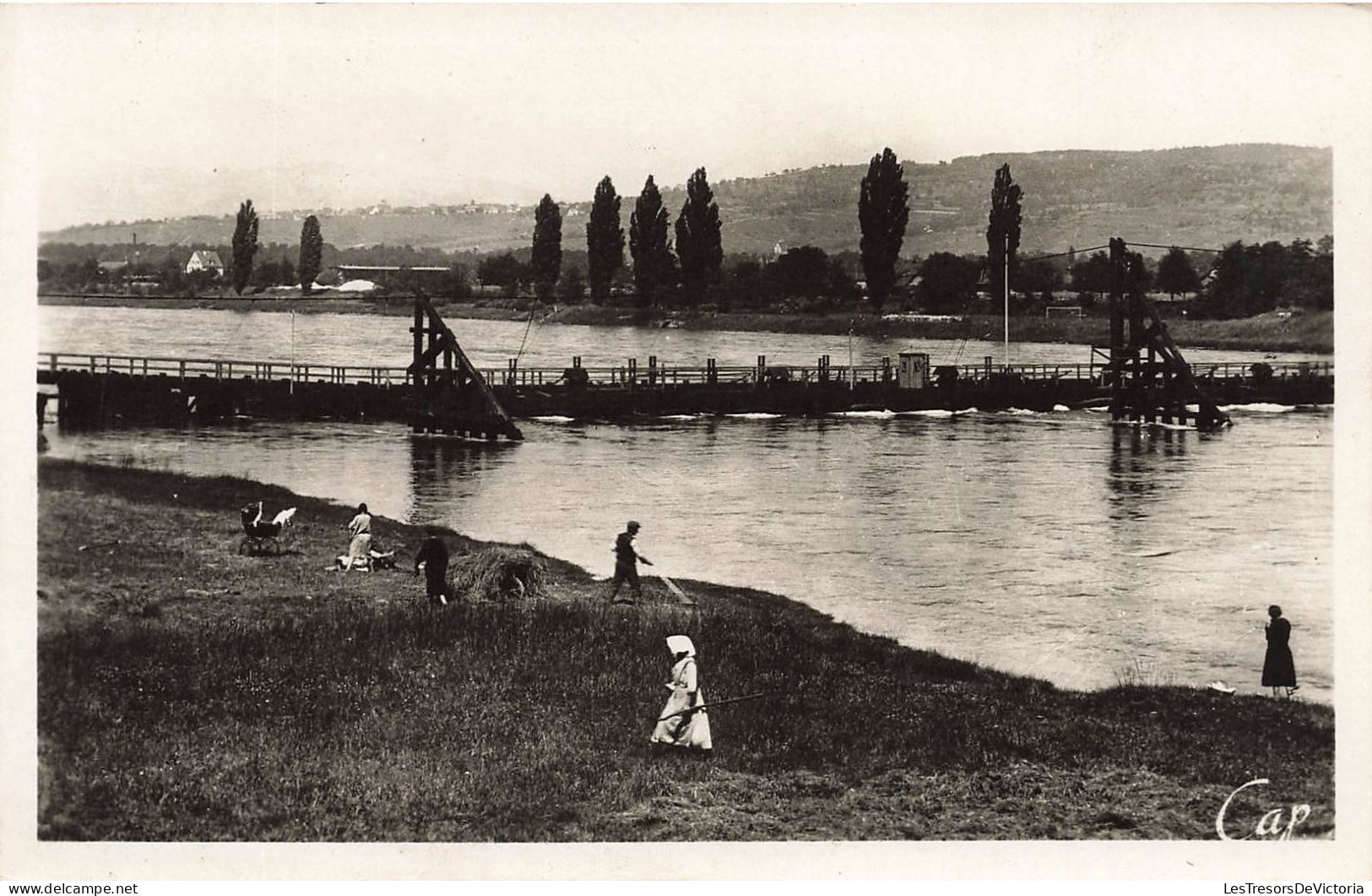 FRANCE - Huningue - Vue Sur Le Rhin - Carte Postale Ancienne - Huningue