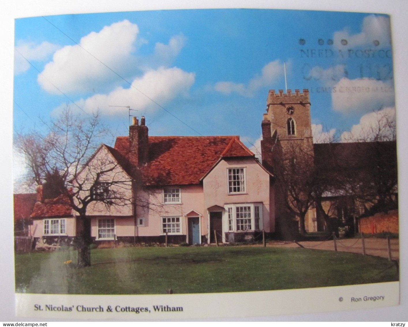 ROYAUME-UNI - ANGLETERRE - ESSEX - WITHAM - Saint Nicolas' Church & Cottages - Other & Unclassified