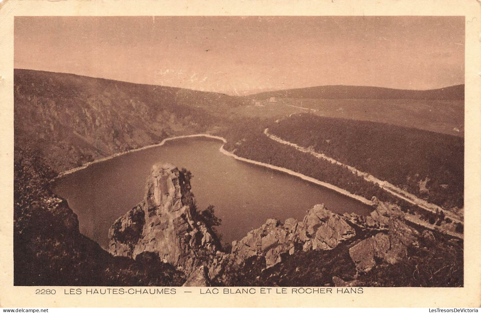 FRANCE - Les Hautes Chaumes - Vue Sur Le Lac Blanc Et Le Rocher Hans - Carte Postale Ancienne - Sonstige & Ohne Zuordnung