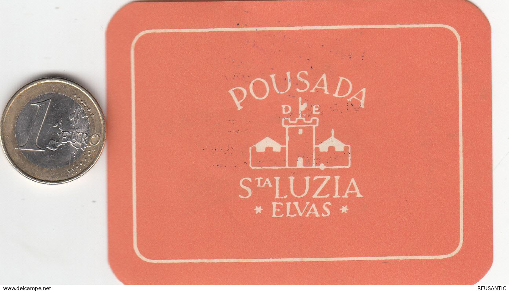 ETIQUETA - STICKER - LUGGAGE LABEL PORTUGAL  HOTEL PUSADA STA. LUZIA EN ELVAS - Hotel Labels