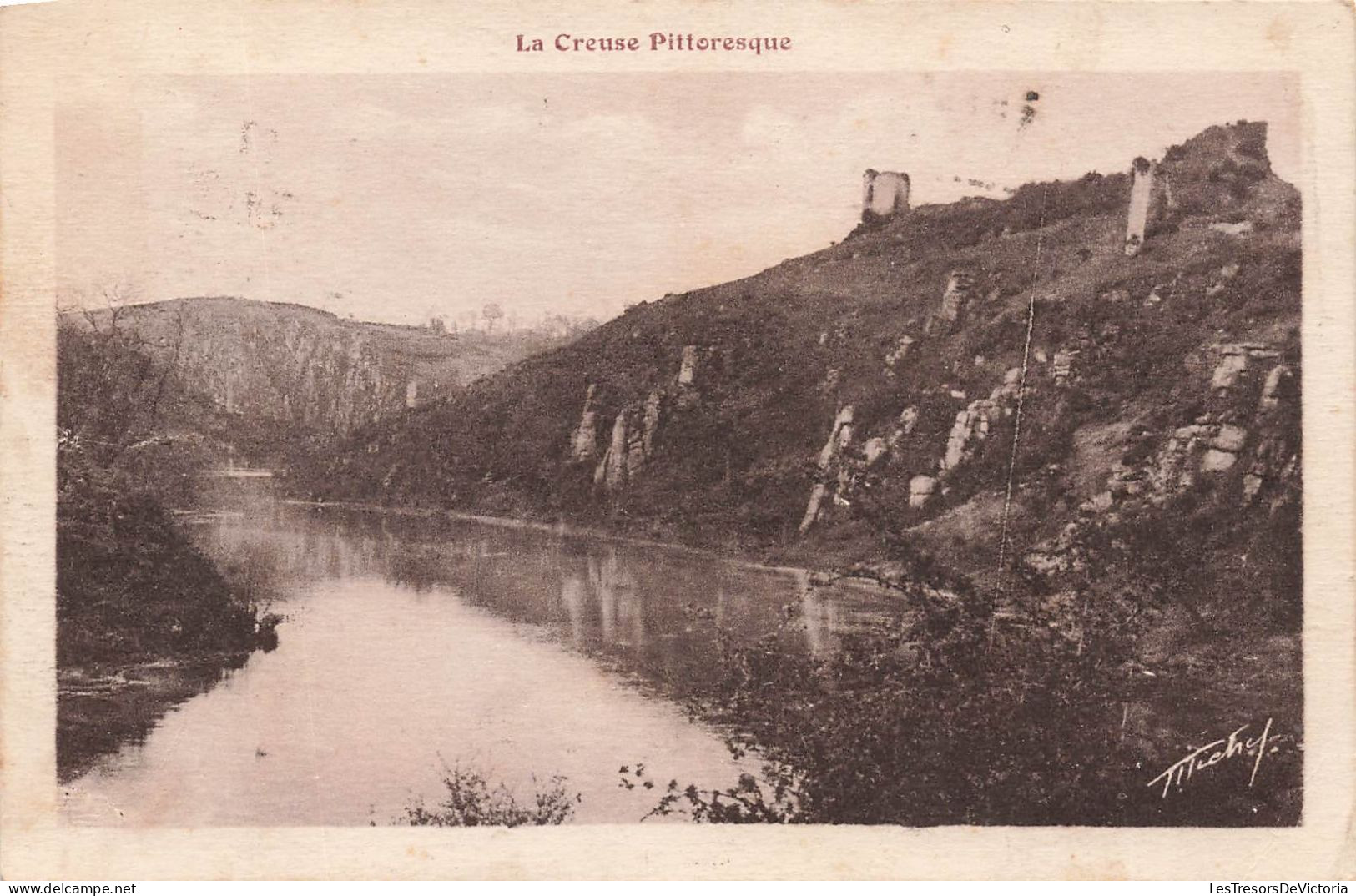 FRANCE - Crozant - Vue Sur La Cédelle -  Carte Postale Ancienne - Crozant