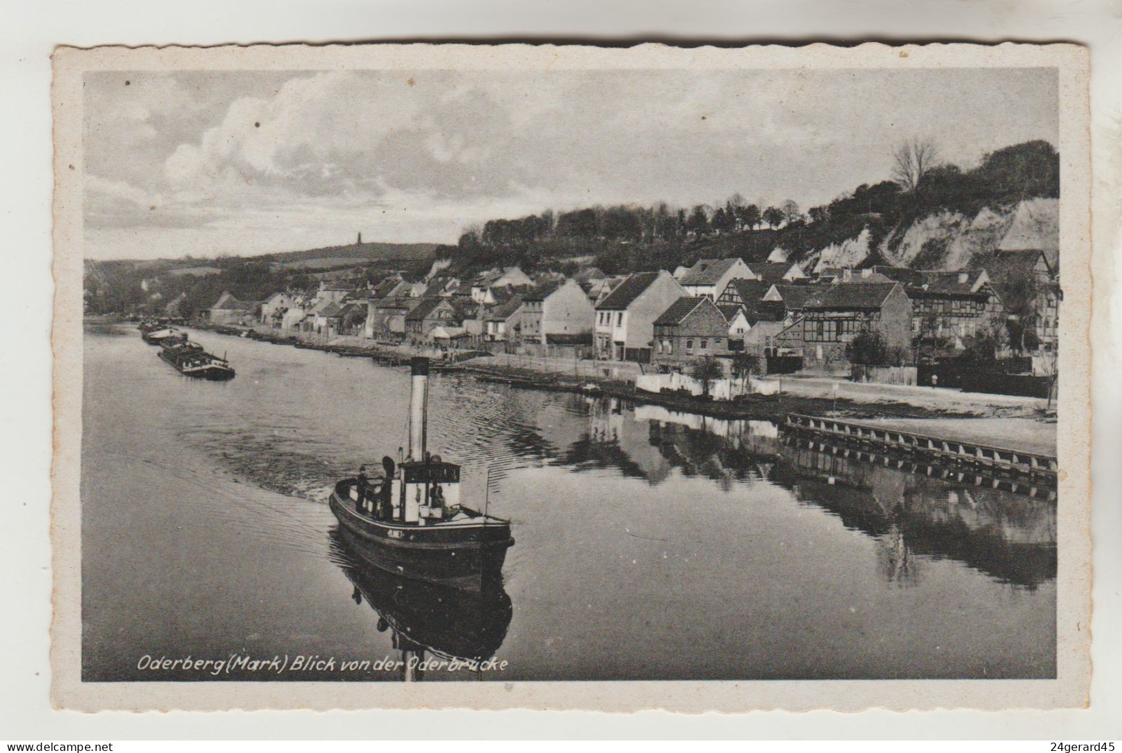 CPSM ODERBERG (Allemagne-Brandebourg) - Blick Von Der Oderbrücke - Oderberg