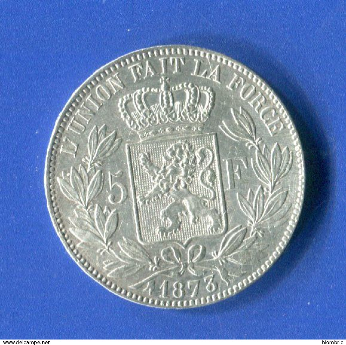 Belgique 5 Fr 1873  Ttb - 5 Francs
