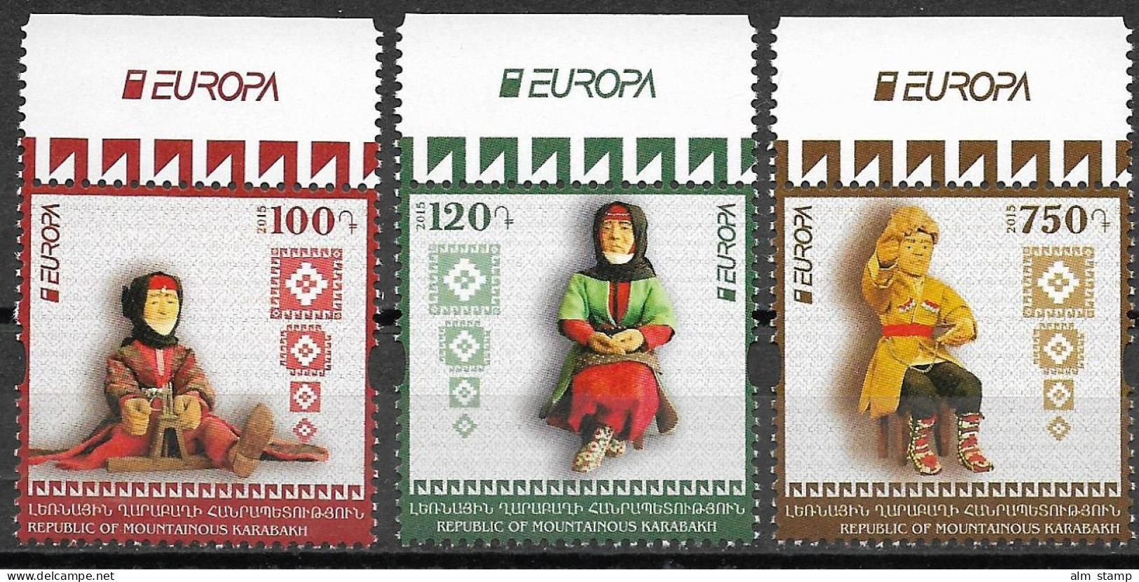 2015 KARABAKH/ Bergkarabach  Mountainous Karabakh Mi. 106-8 Mint  Europa - 2015