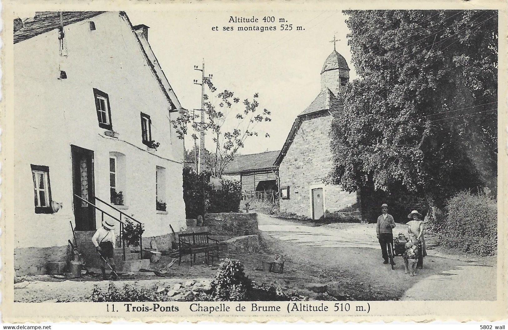 TROIS-PONTS : Chapelle De Brume (Altitude 510 M.) -petite Animation - Trois-Ponts