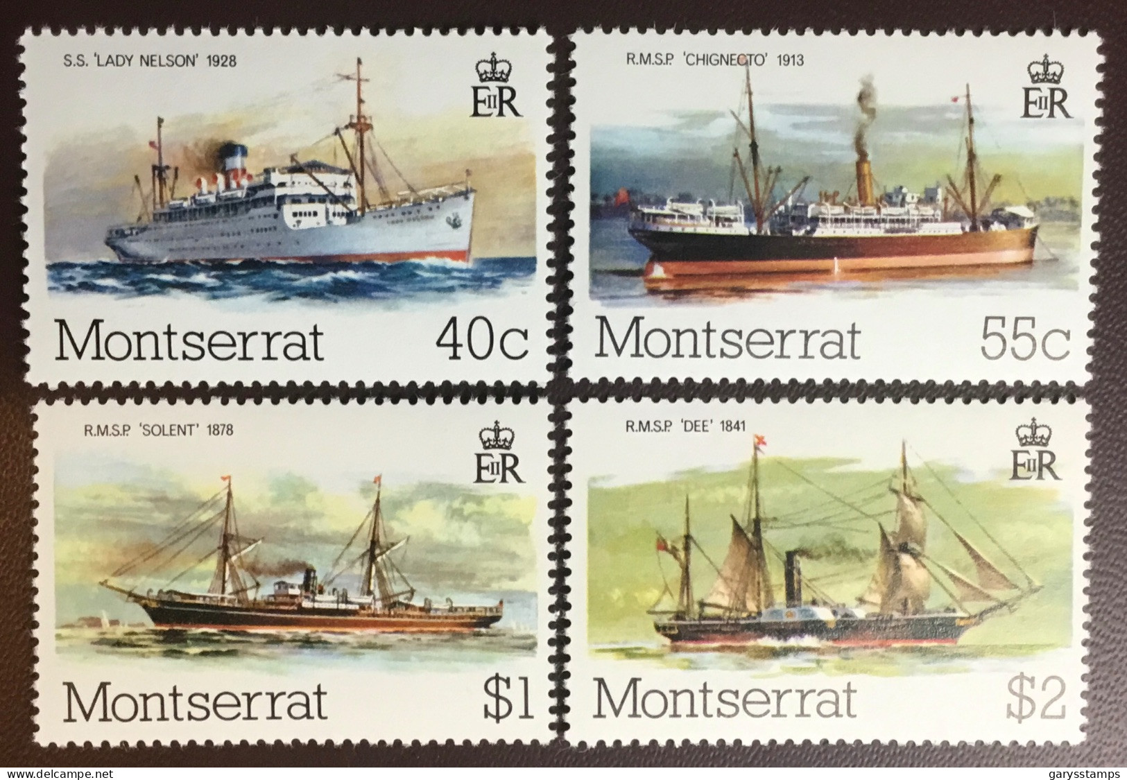 Montserrat 1980 Mail Packet Boats Ships MNH - Montserrat