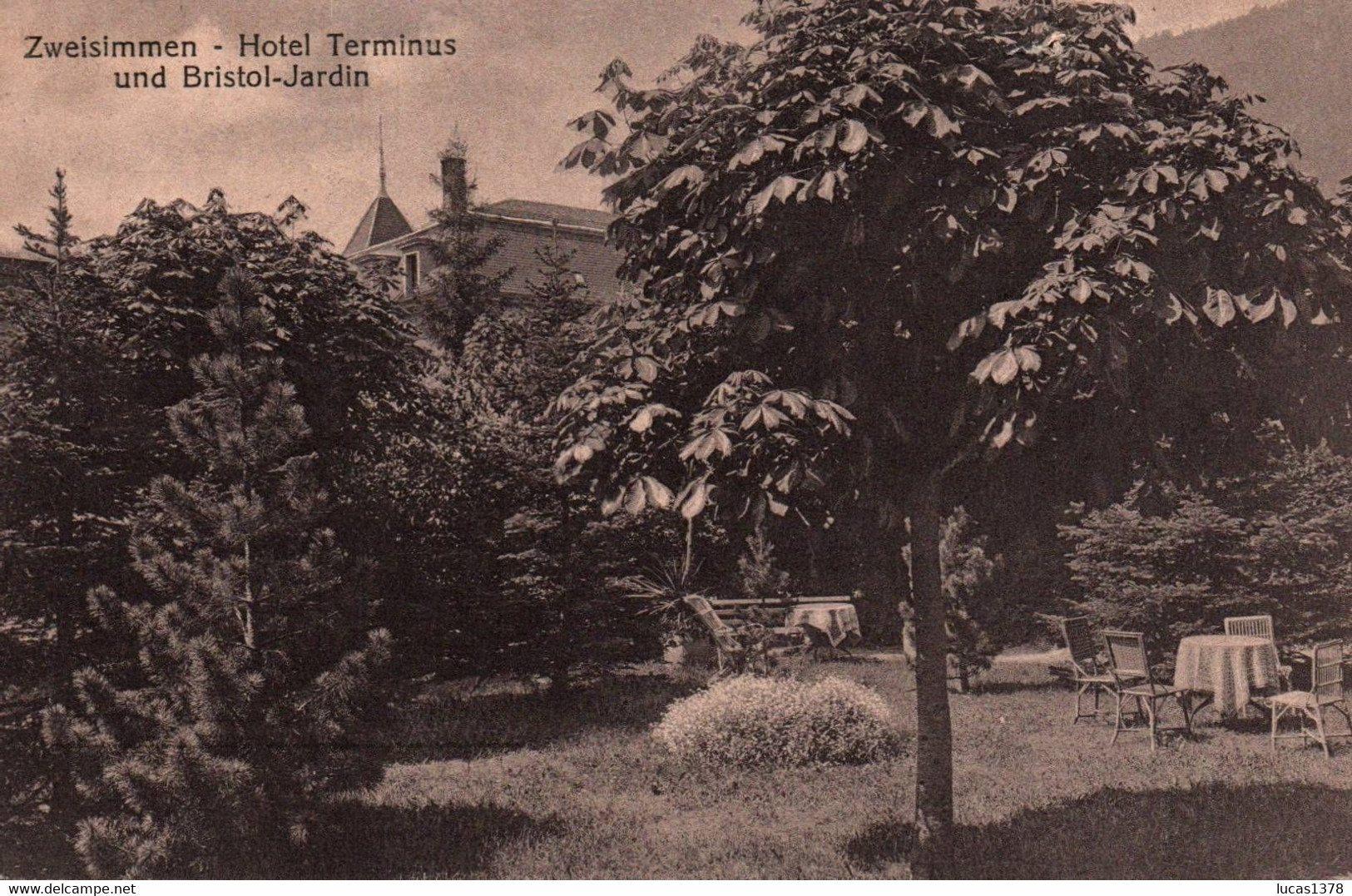 ZWEISIMMEN / HOTEL TERMINUS / UND BRISTOL JARDIN - Zweisimmen