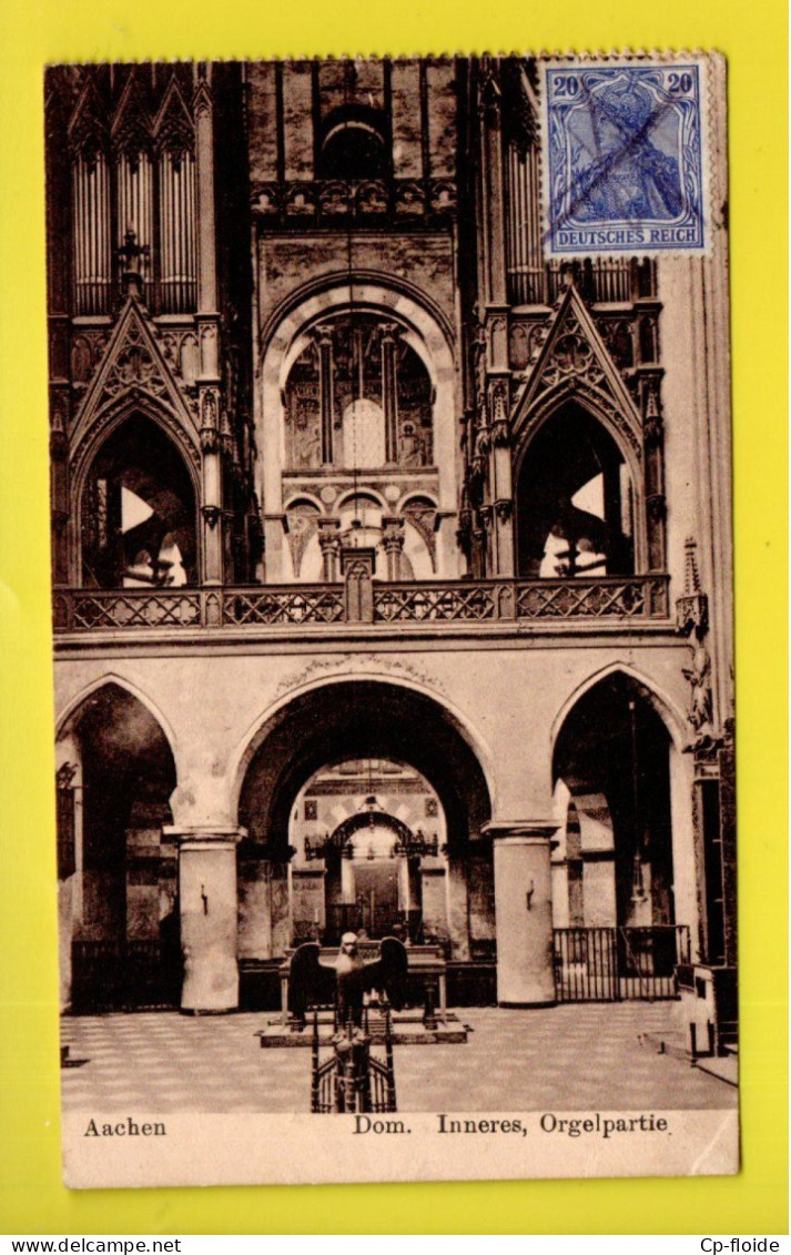 ALLEMAGNE . CACHET  A.E.F. PASSED AS CENSORED ET ÉTOILE ROUGE . D'AACHEN À SAUBRIGUES - Réf. N°944T - - Andere & Zonder Classificatie