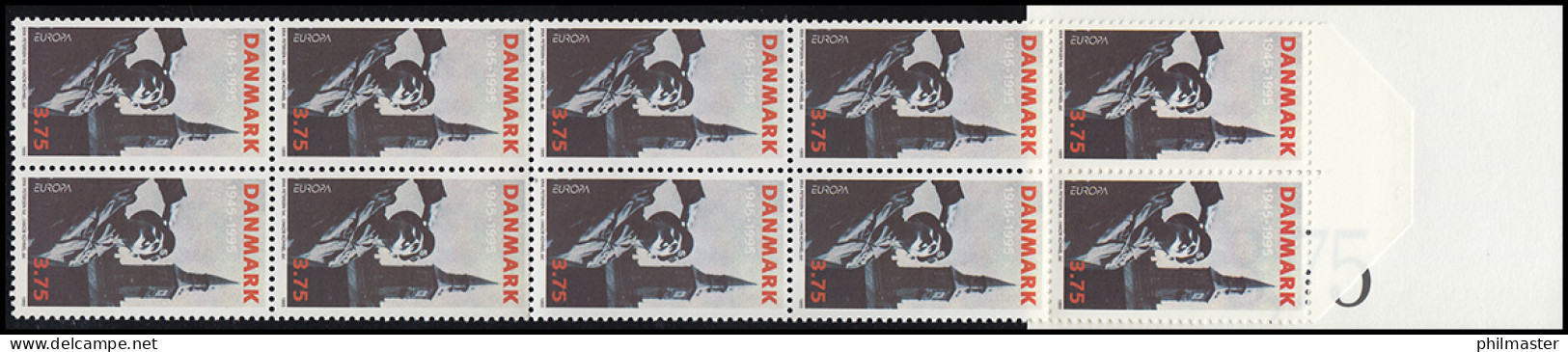 Dänemark Markenheftchen 1100 Europa - Frieden Und Freiheit, ** Postfrisch - Postzegelboekjes