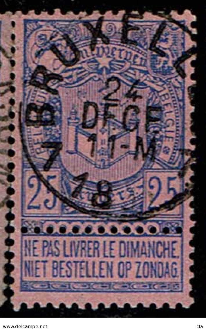 70  Obl   BXL 7  + 8 - 1894-1896 Esposizioni