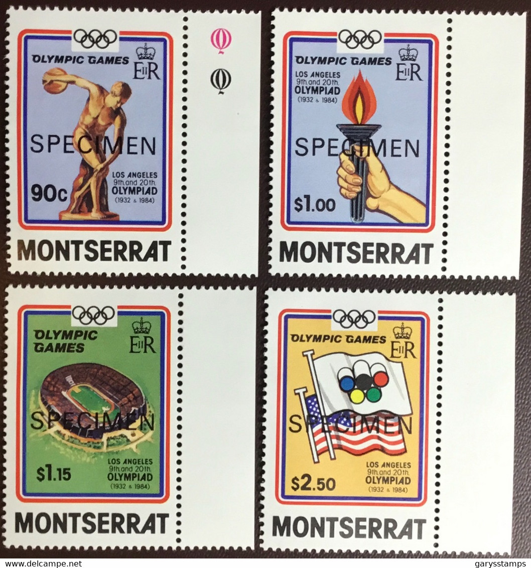 Montserrat 1984 Olympic Games Specimen MNH - Montserrat