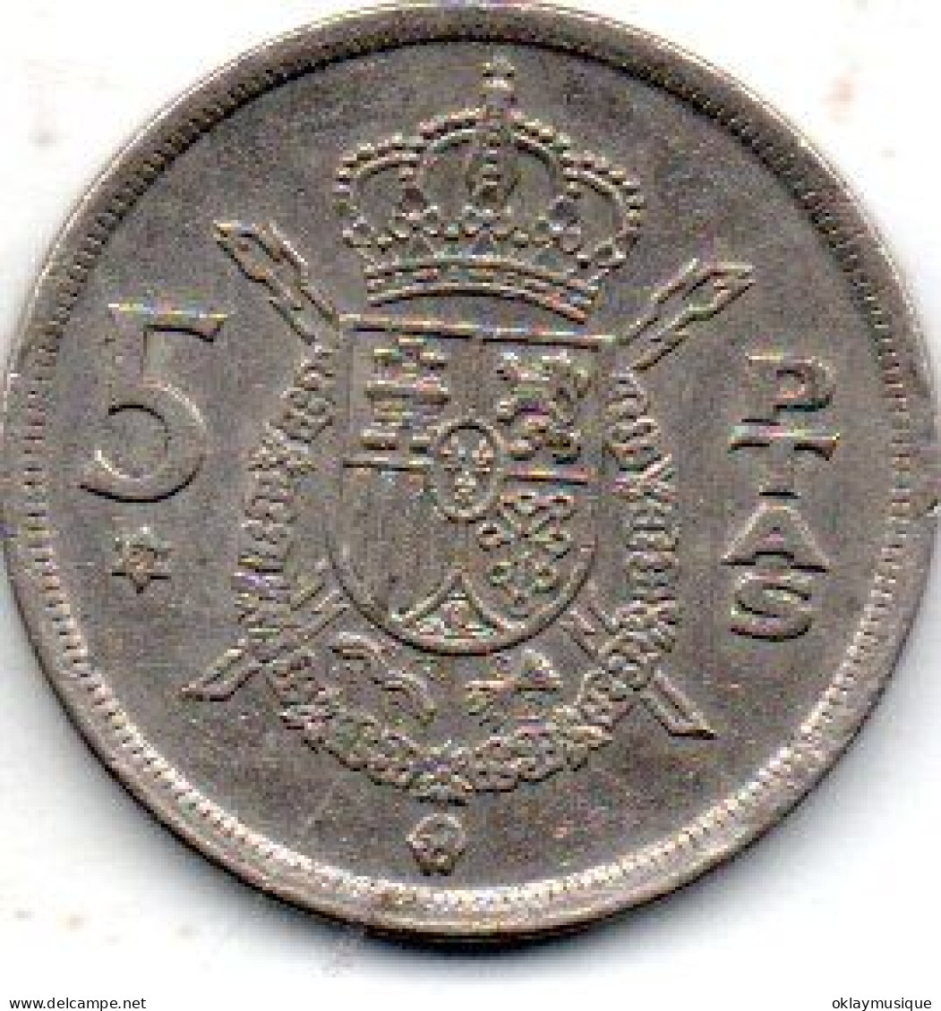 5 Pesetas 1975 - 5 Pesetas