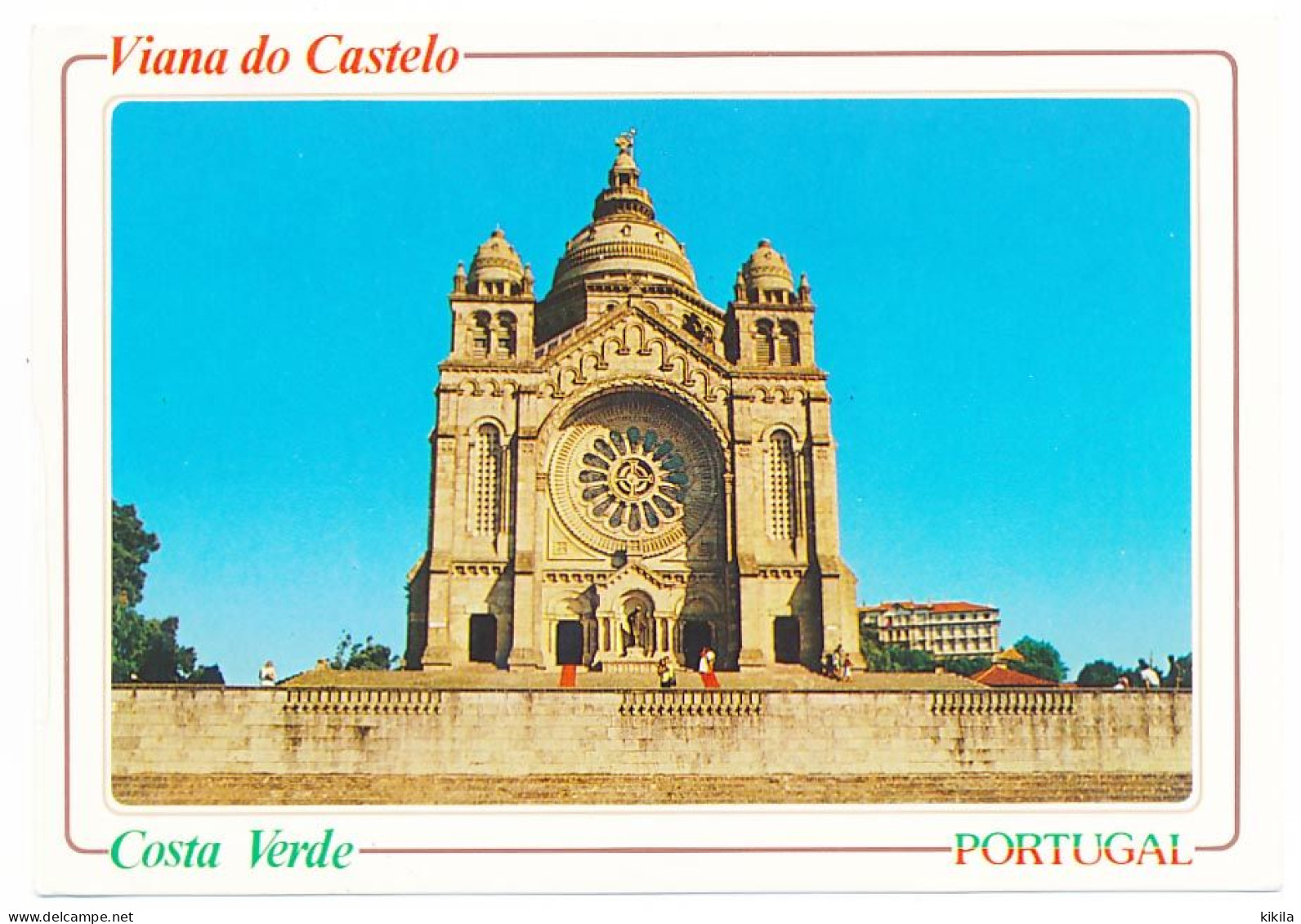 CPSM / CPM 10.5 X 15 Portugal (10) VIANO DO CASTELLO Templo De Santa Lucia  Costa Verde - Viana Do Castelo