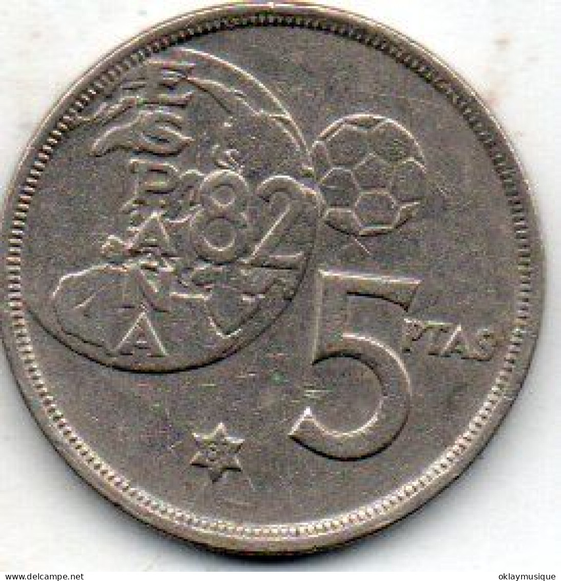 5 Pesetas 1980 - 5 Pesetas