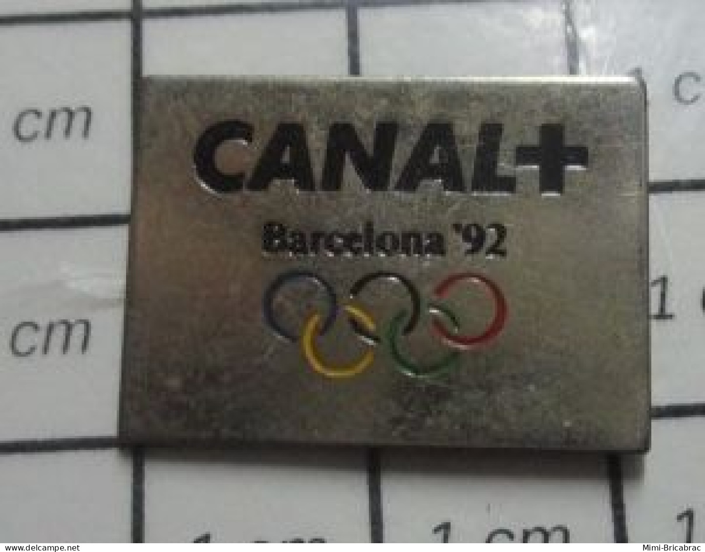 1616c  Pin's Pins / Rare Et De Belle Qualité !!! JEUX OLYMPIQUES / CANAL + BARCELONA 92 - Juegos Olímpicos