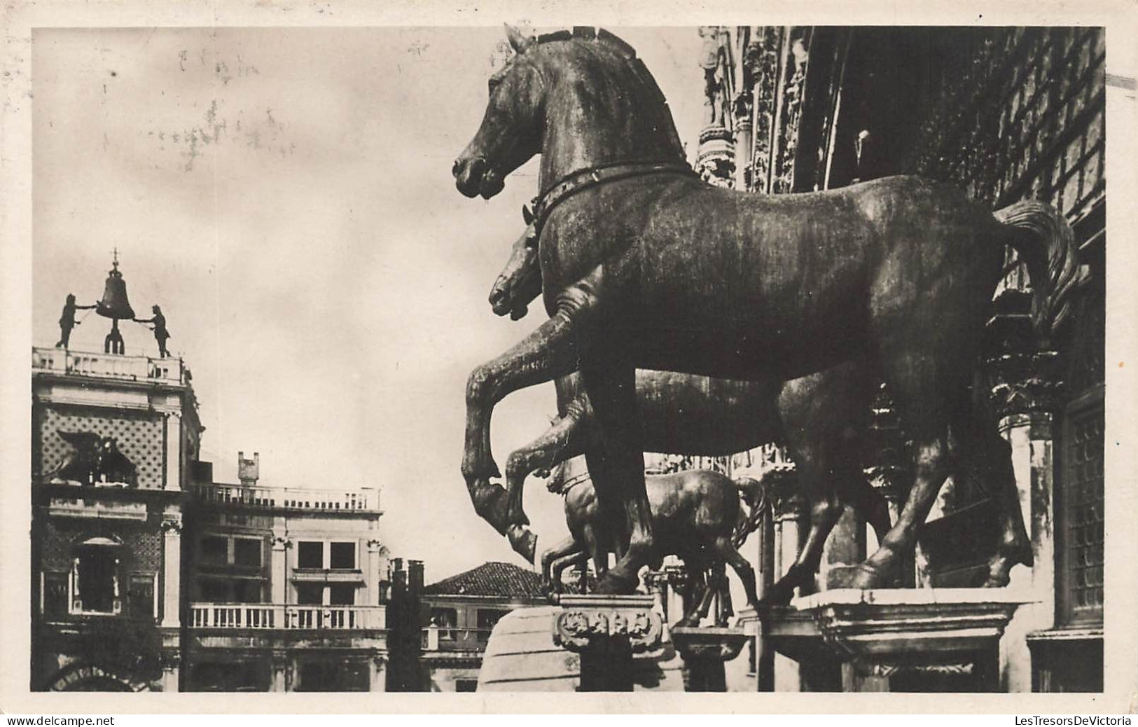 ITALIE - Venezia - I Cavalli Di S Marco - Vue Sur Des Statues Chevaux - Carte Postale Ancienne - Venezia (Venedig)