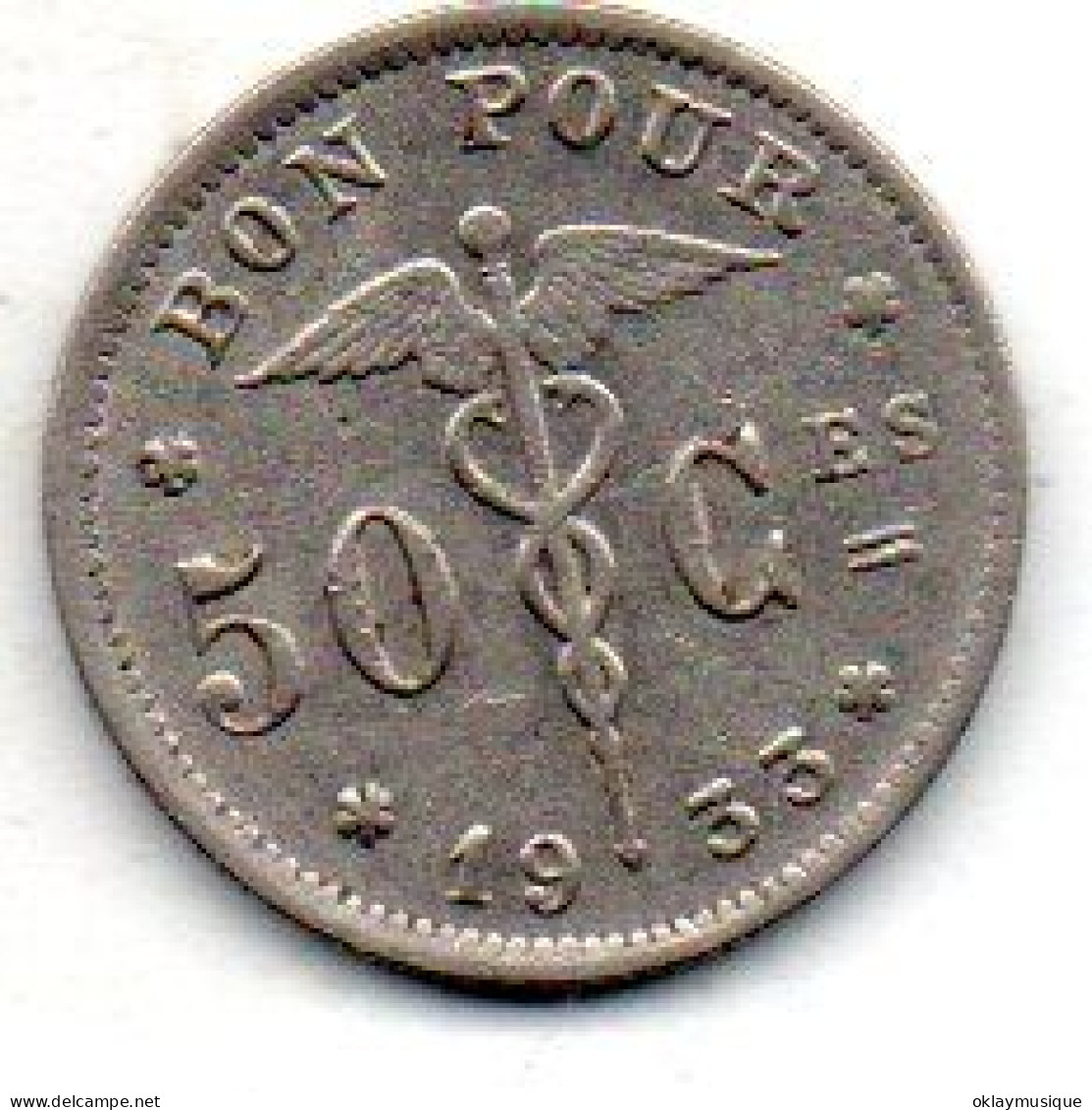 50 Centimes 1933 - Altri & Non Classificati