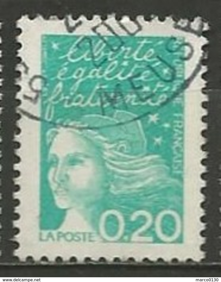 FRANCE N° 3087 OBLITERE CACHET ROND - 1997-2004 Marianna Del 14 Luglio