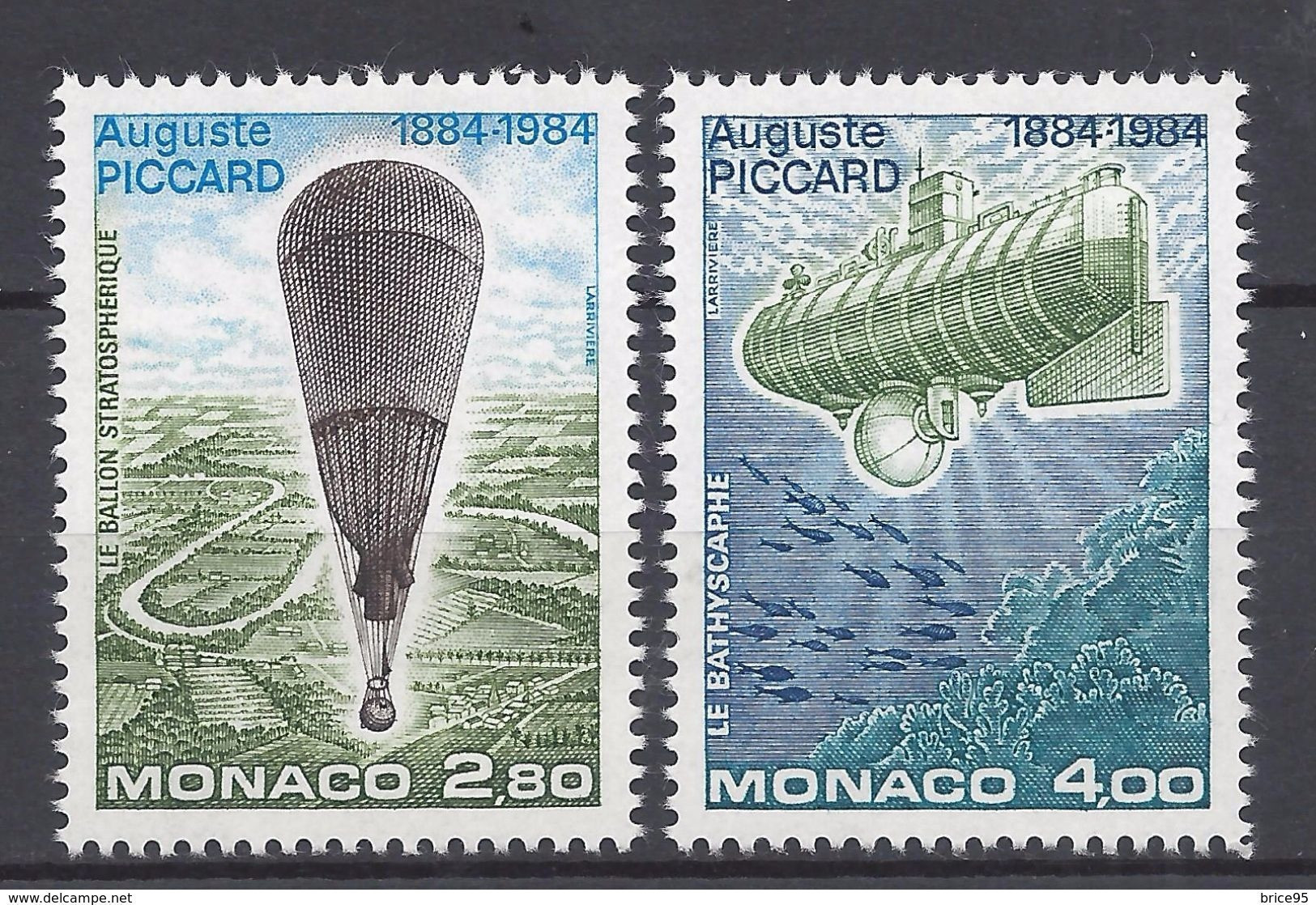 Monaco - YT N° 1427 Et 1428 ** - Neuf Sans Charnière - 1984 - Unused Stamps