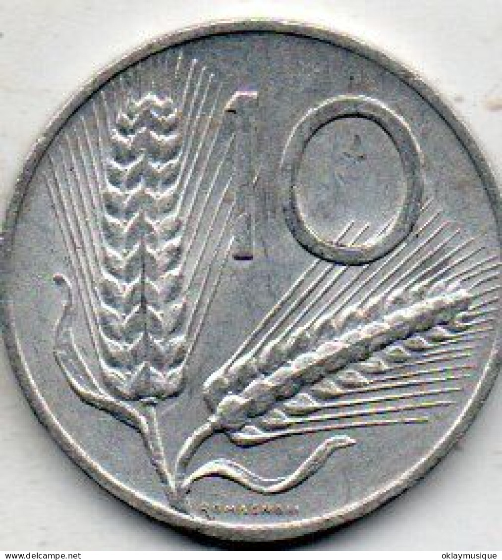 10 Lires 1955 - 10 Lire