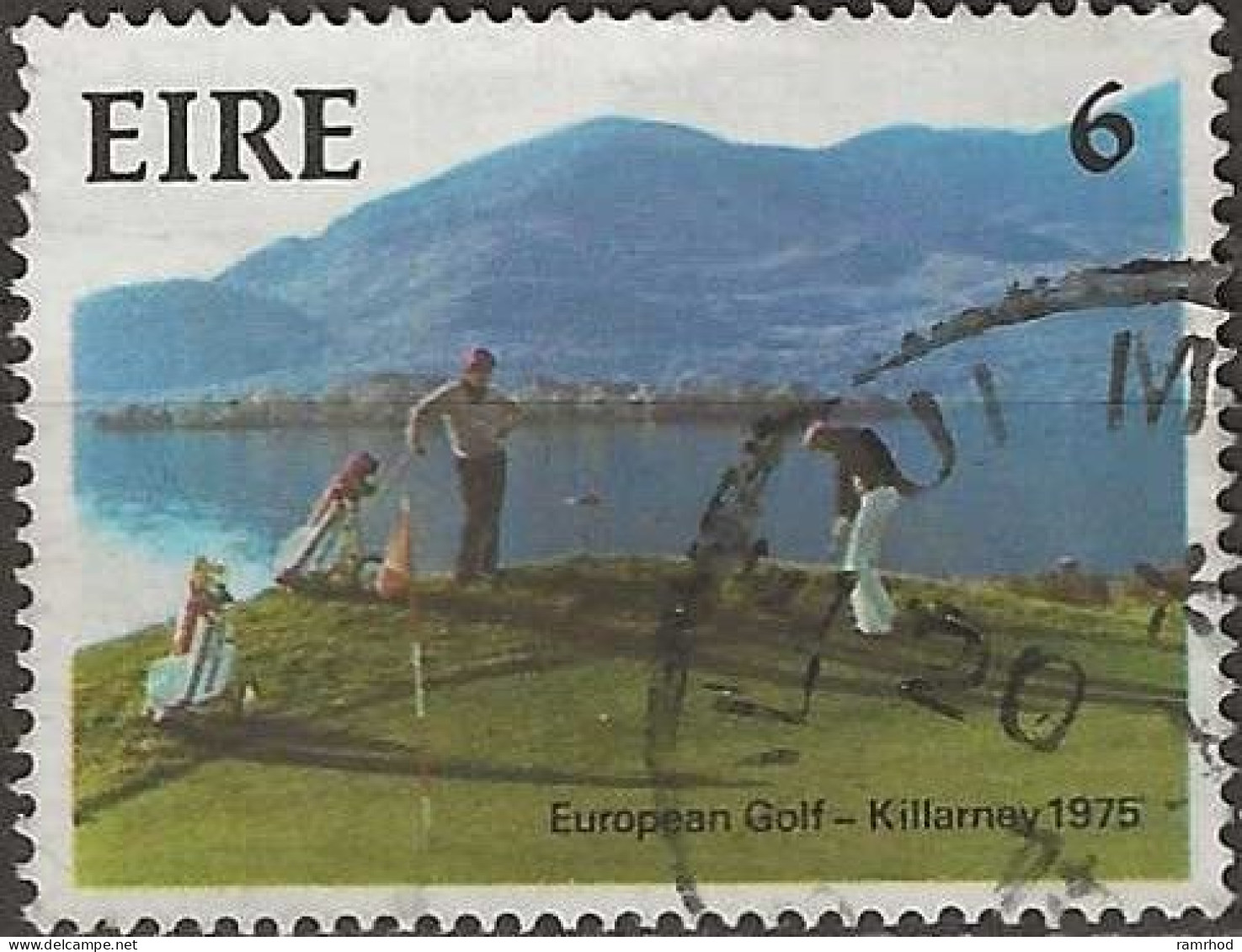 IRELAND 1975 Ninth European Amateur Golf Team Championship, Killarney - 6p Putting FU - Gebruikt