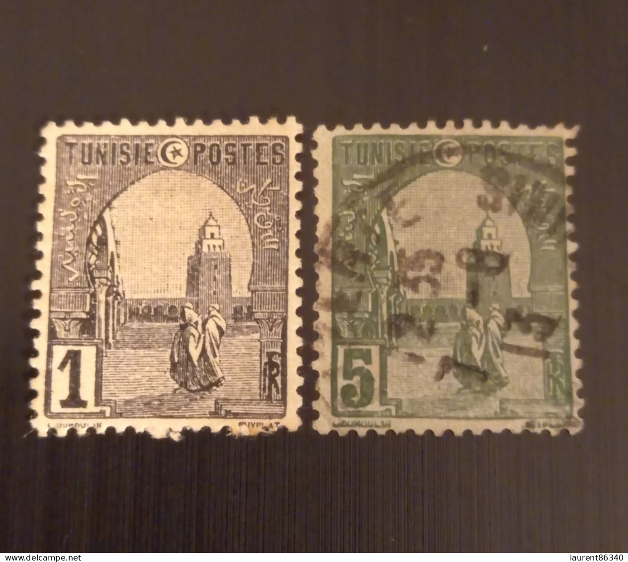 Tunisie 1906 Grand Mosqueé De Kairouan  Modèle: L. Dumoulin - Used Stamps