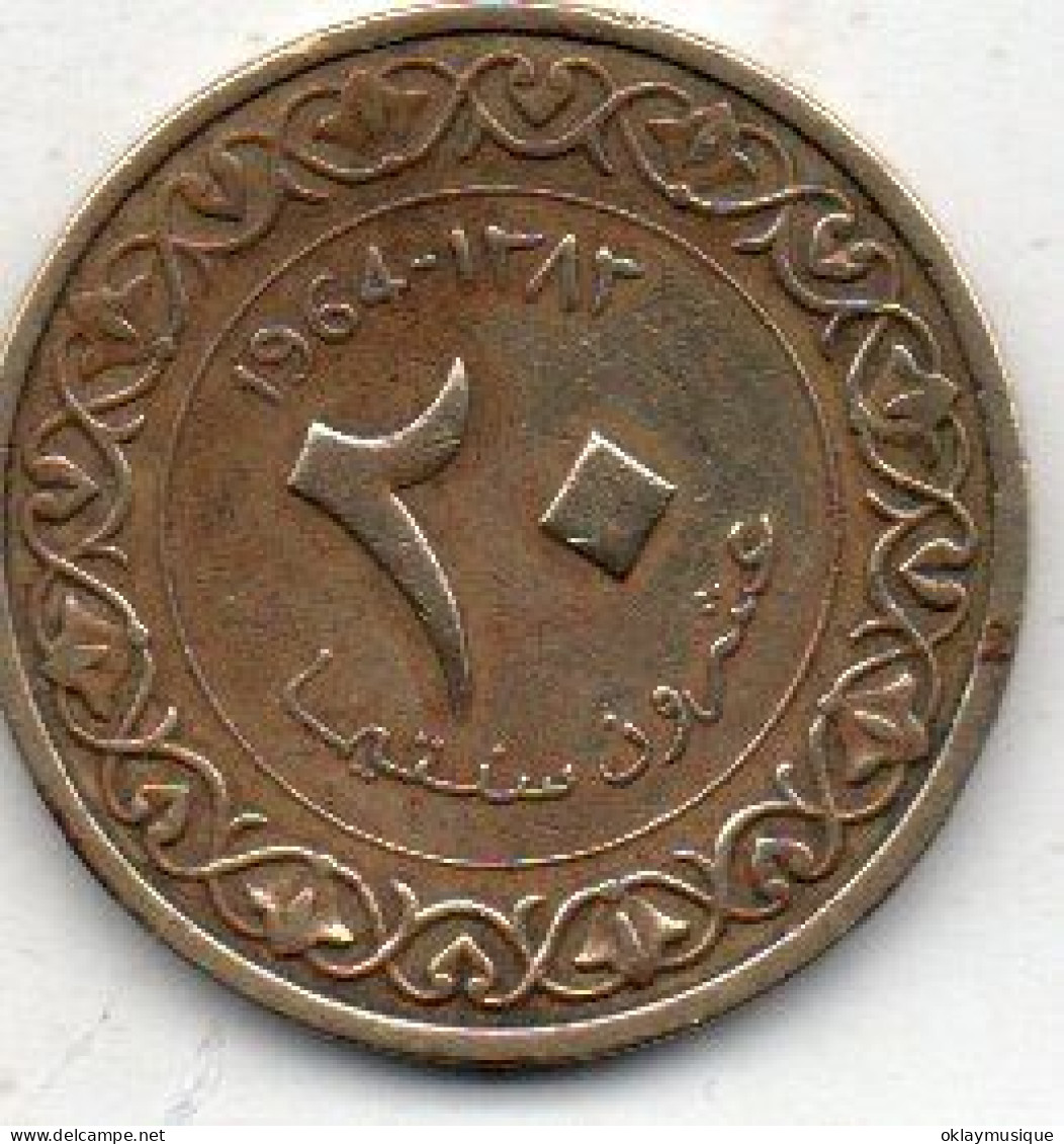 20 Centimes 1964 - Algeria