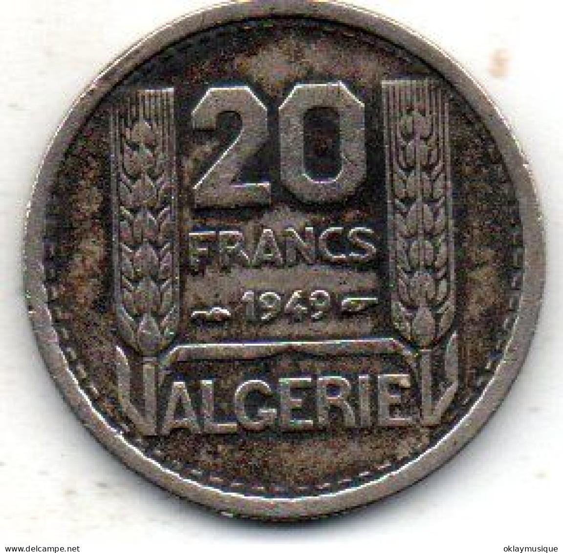 20 Francs 1949 - Argelia