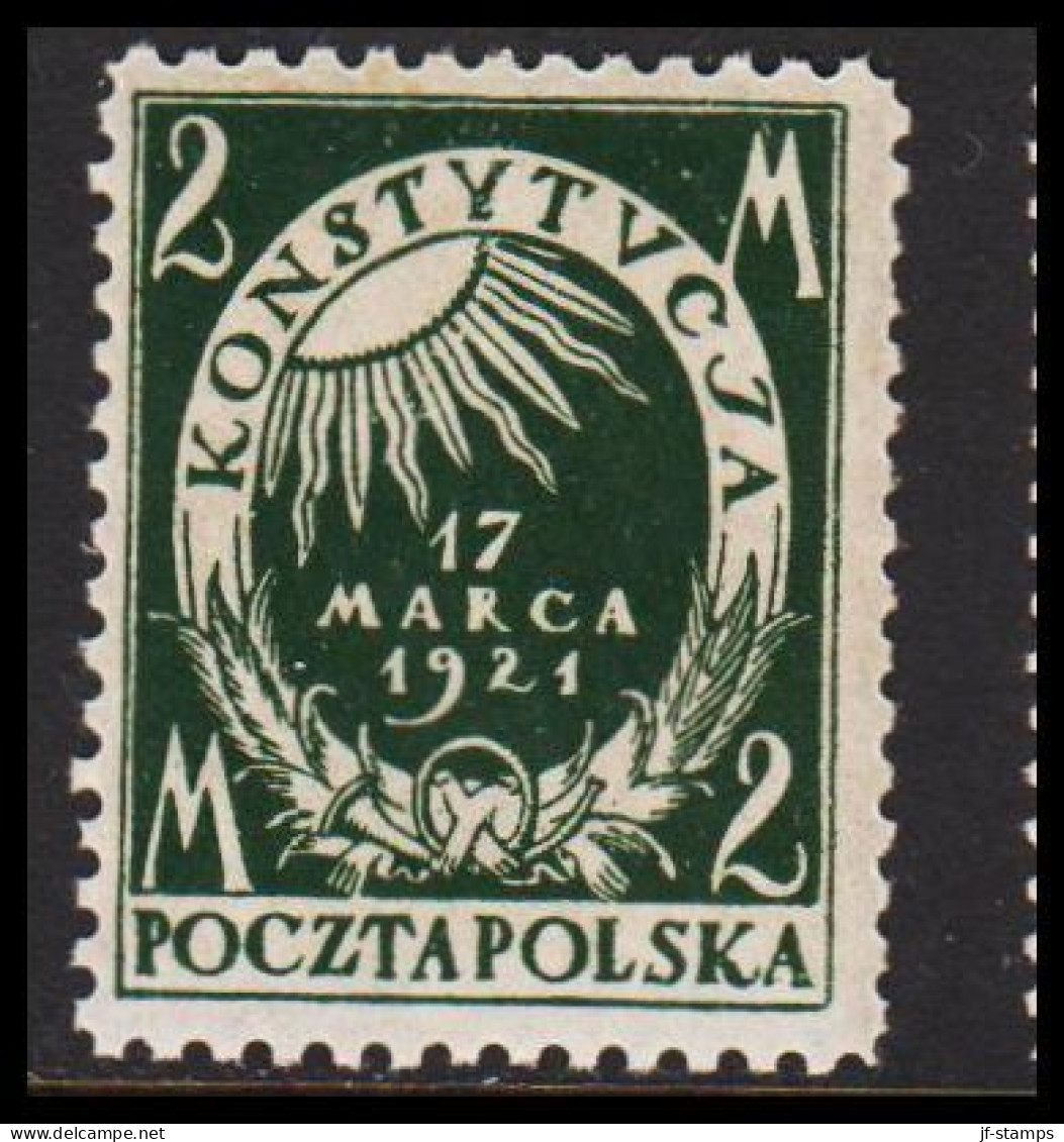 1921. POLSKA. Constitution 2 M Hinged.  (Michel 164) - JF543428 - Neufs