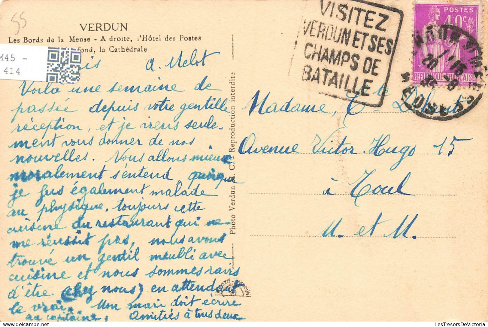 FRANCE - Verdun - Vue Sur Les Bords De La Meuse - Carte Postale Ancienne - Verdun