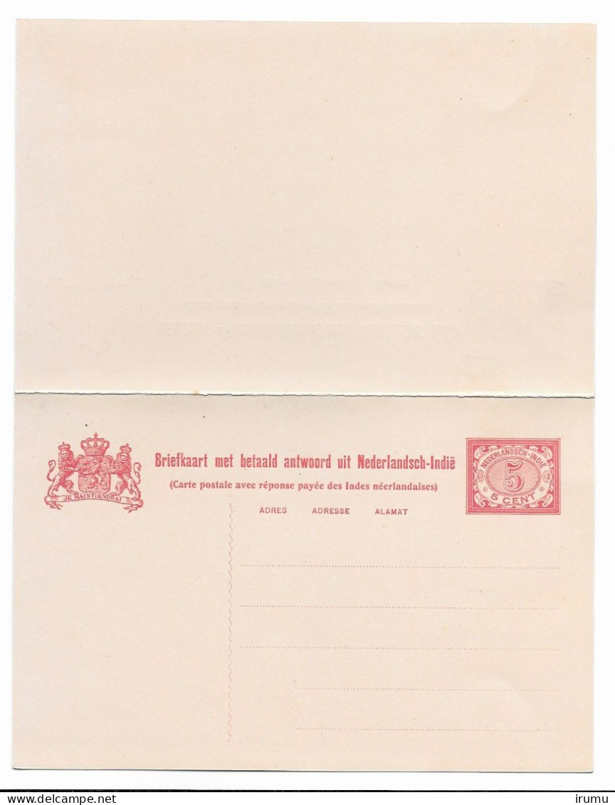 Ned. Indië 1908, G18 (SN 2736) - Niederländisch-Indien