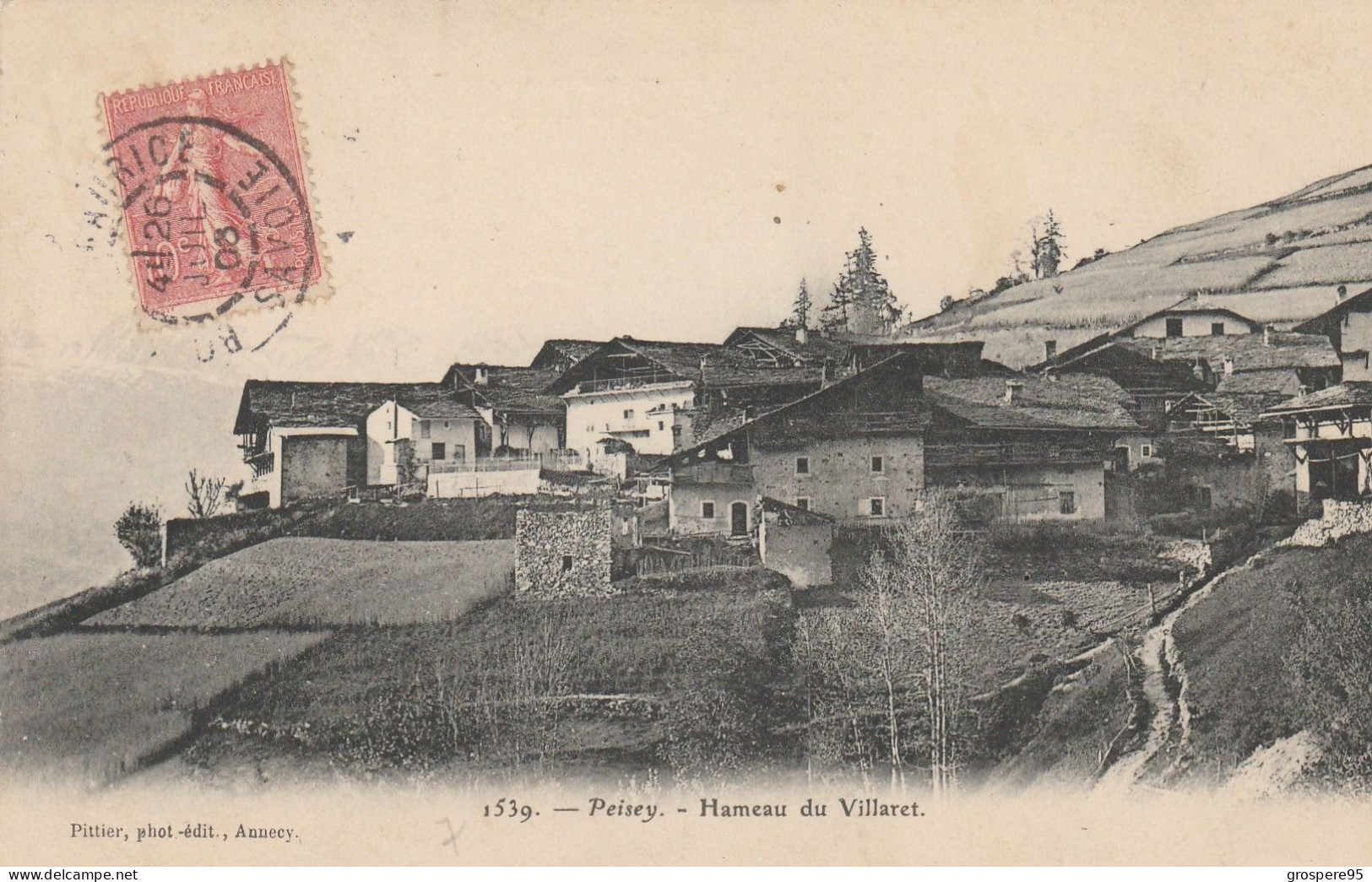 PEISEY HAMEAU DU VILLARET 1905 - Autres & Non Classés