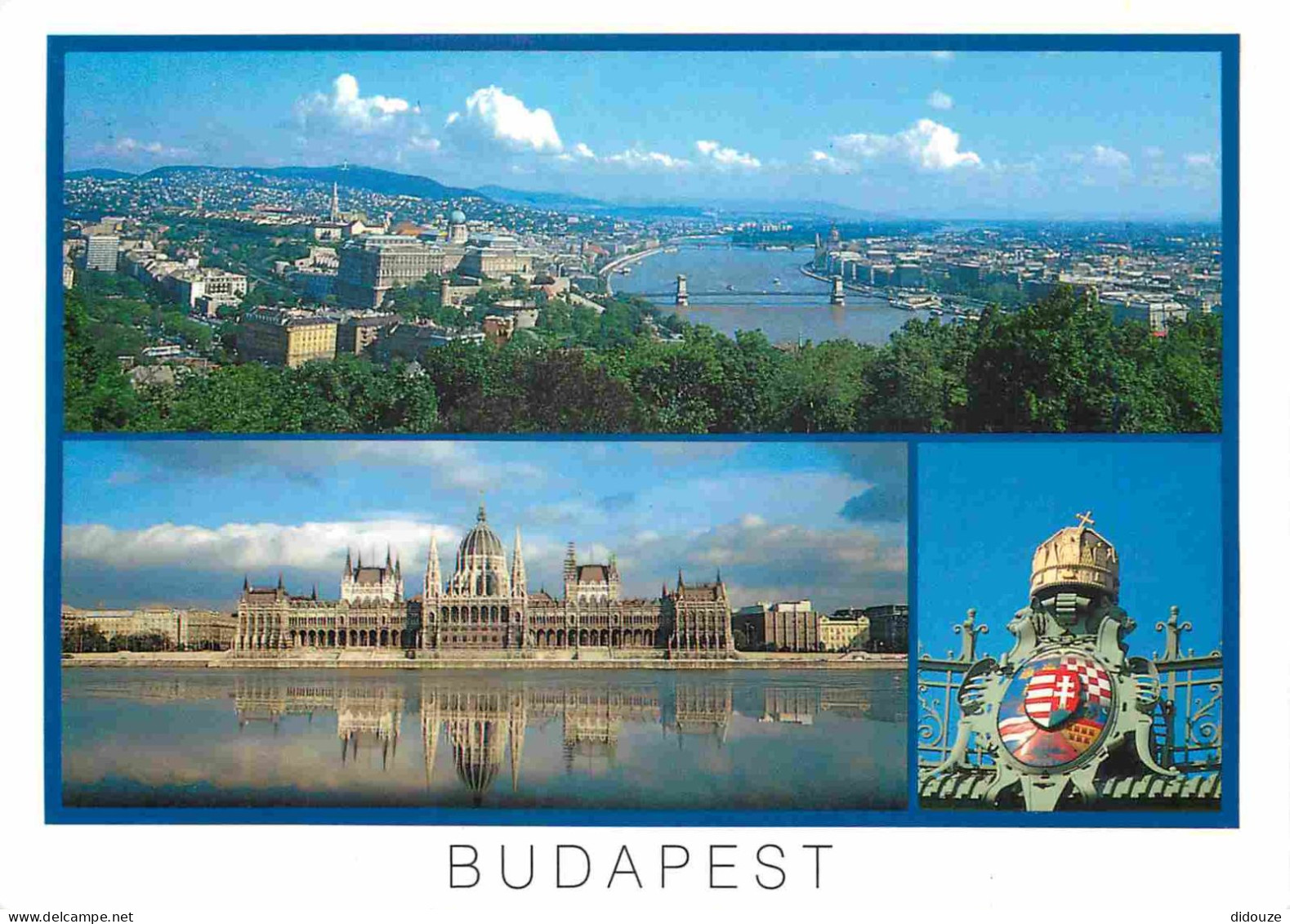 Hongrie - Budapest - Multivues - CPM - Voir Timbre - Voir Scans Recto-Verso - Ungarn
