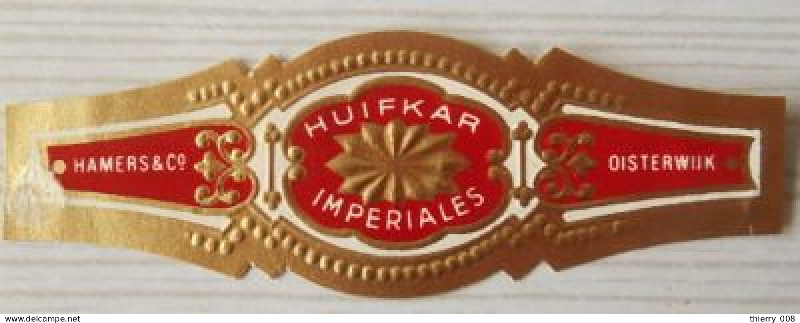 L53 Bague Bagues Cigare Cigares  Huifkar Imperiales  1 Pièce - Bagues De Cigares