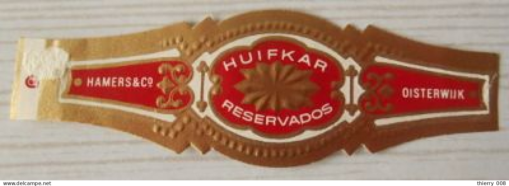 L57 Bague Bagues Cigare Cigares  Huifkar  Reservados  1 Pièce - Vitolas (Anillas De Puros)