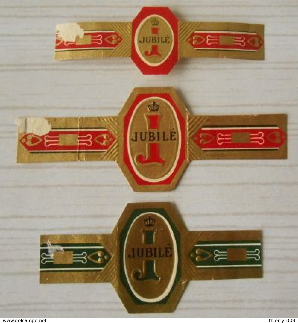 L84 Bague Bagues Cigare Cigares  Jubile  3 Pièces - Cigar Bands