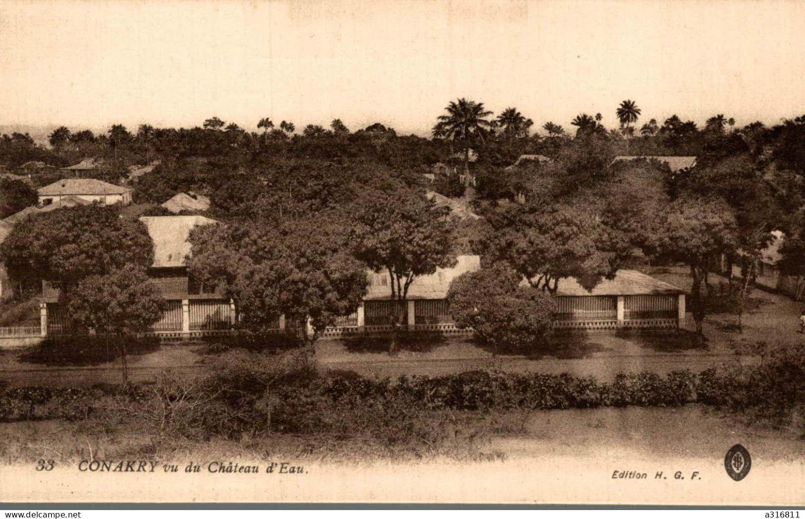 Conakry Vu Du Chateau D Eau - Guinée