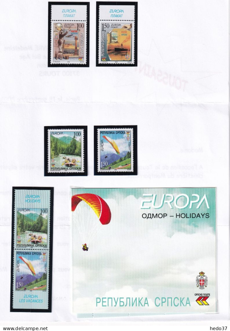 EUROPA 2003/2004 - République Serbe De Bosnie - Timbres Et Carnets - Neuf ** Sans Charnière - TB - 2003