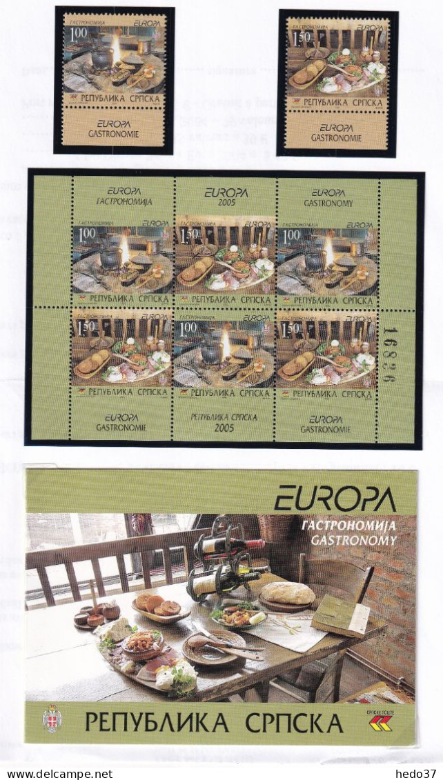 EUROPA 2005 - République Serbe De Bosnie N°304/307 - Timbres Et Carnets - Neuf ** Sans Charnière - TB - 2005