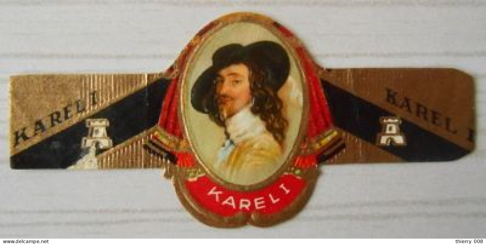 L95 Bague Bagues Cigare Cigares  Karel I  1 Pièce - Vitolas (Anillas De Puros)