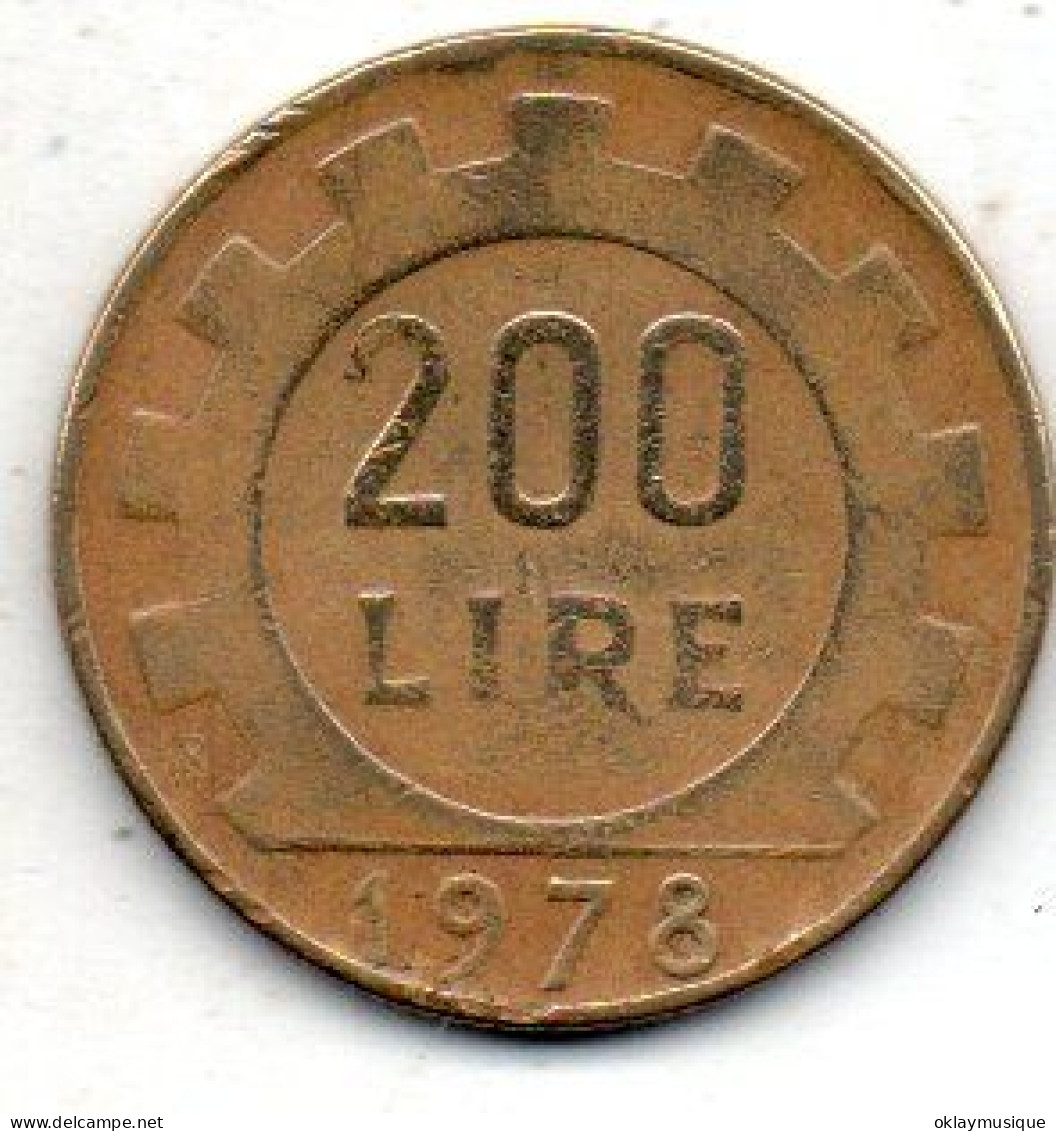 200 Lires 1978 - 200 Lire