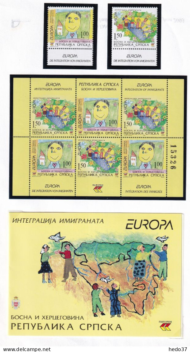EUROPA 2006 - République Serbe De Bosnie N°343/346 - Timbres Et Carnets - Neuf ** Sans Charnière - TB - 2006