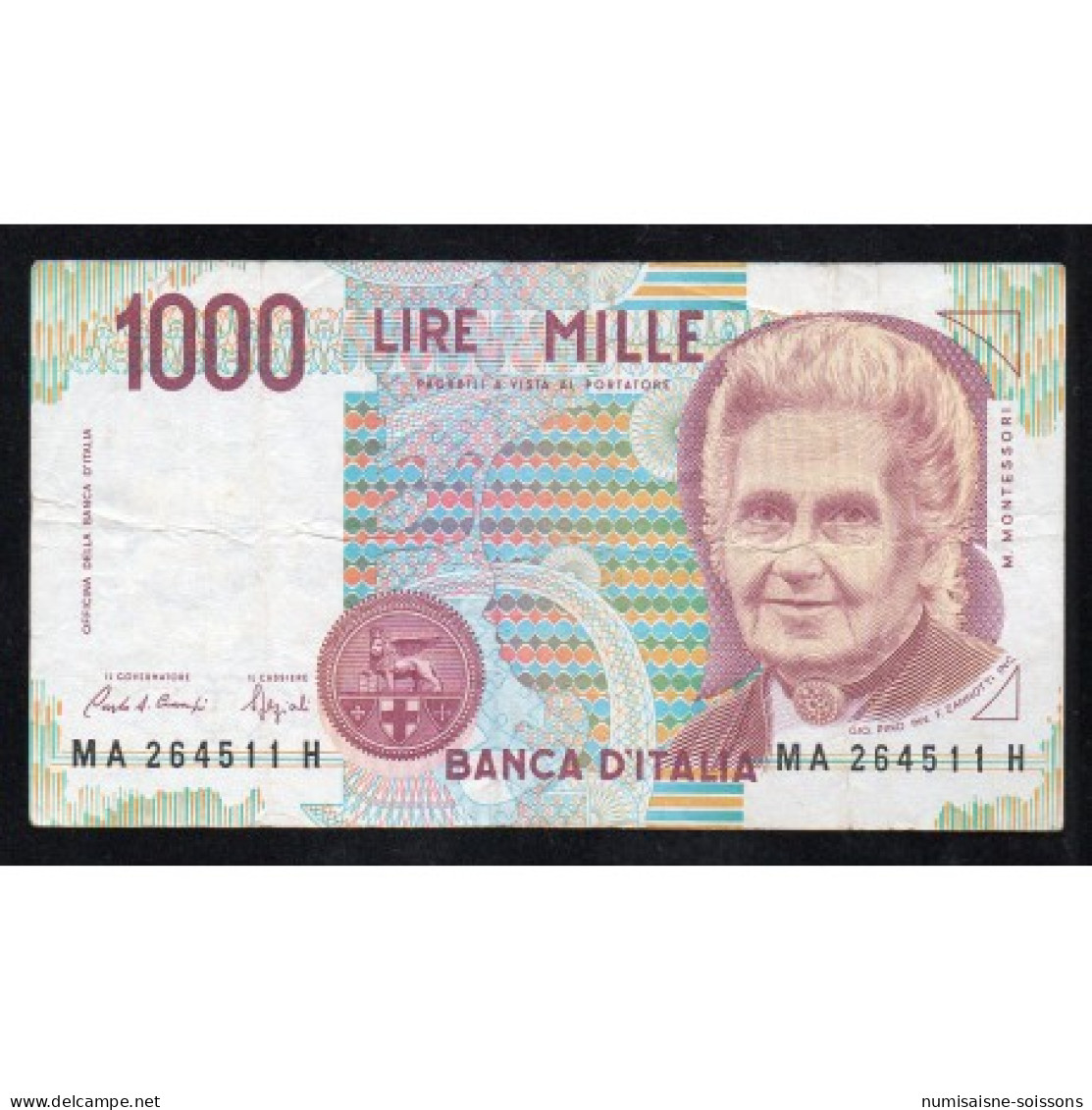 ITALIE - PICK 114 A - 1000 LIRE - 03/10/1990 - TB - Other & Unclassified