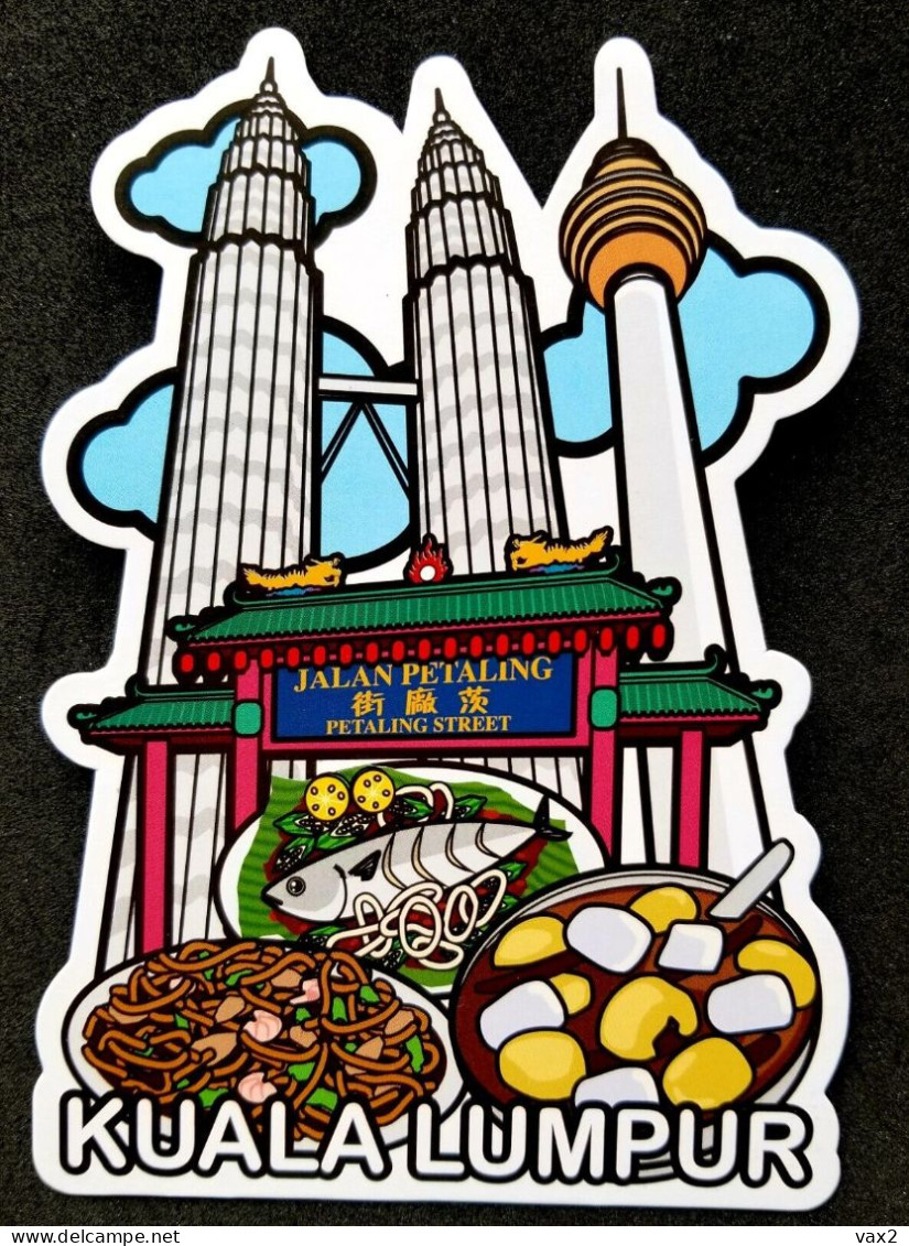 Malaysia Kuala Lumpur Gotochi Postcard MINT G1 Landmark Food (odd Shape) - Malaysia