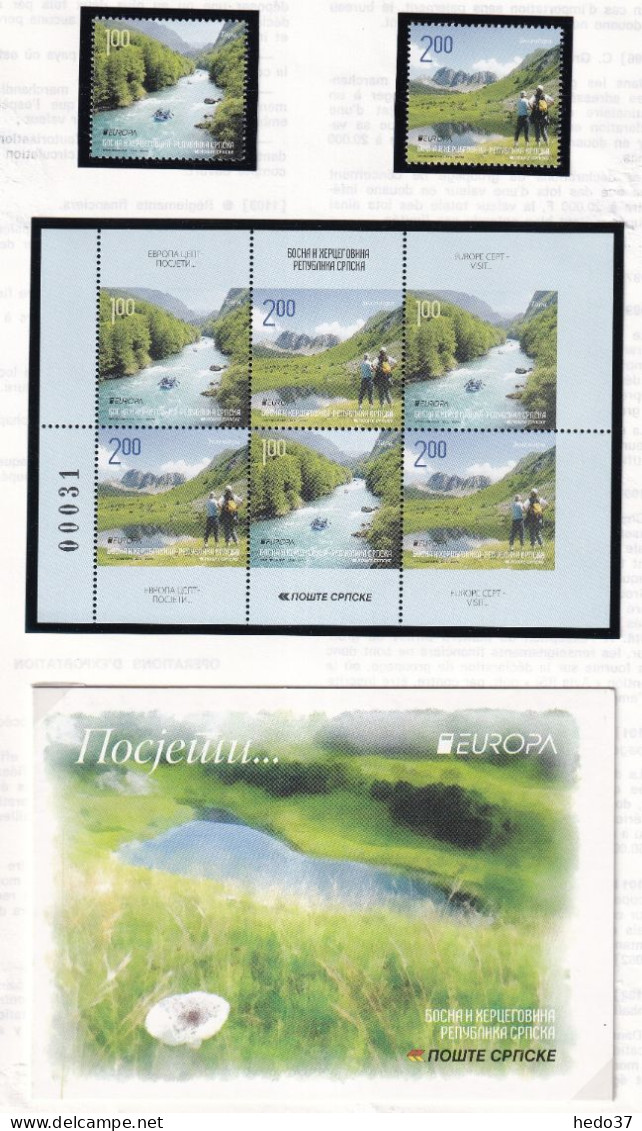 EUROPA 2012 - République Serbe De Bosnie N°522/523 - Timbres Et Carnets - Neuf ** Sans Charnière - TB - 2012