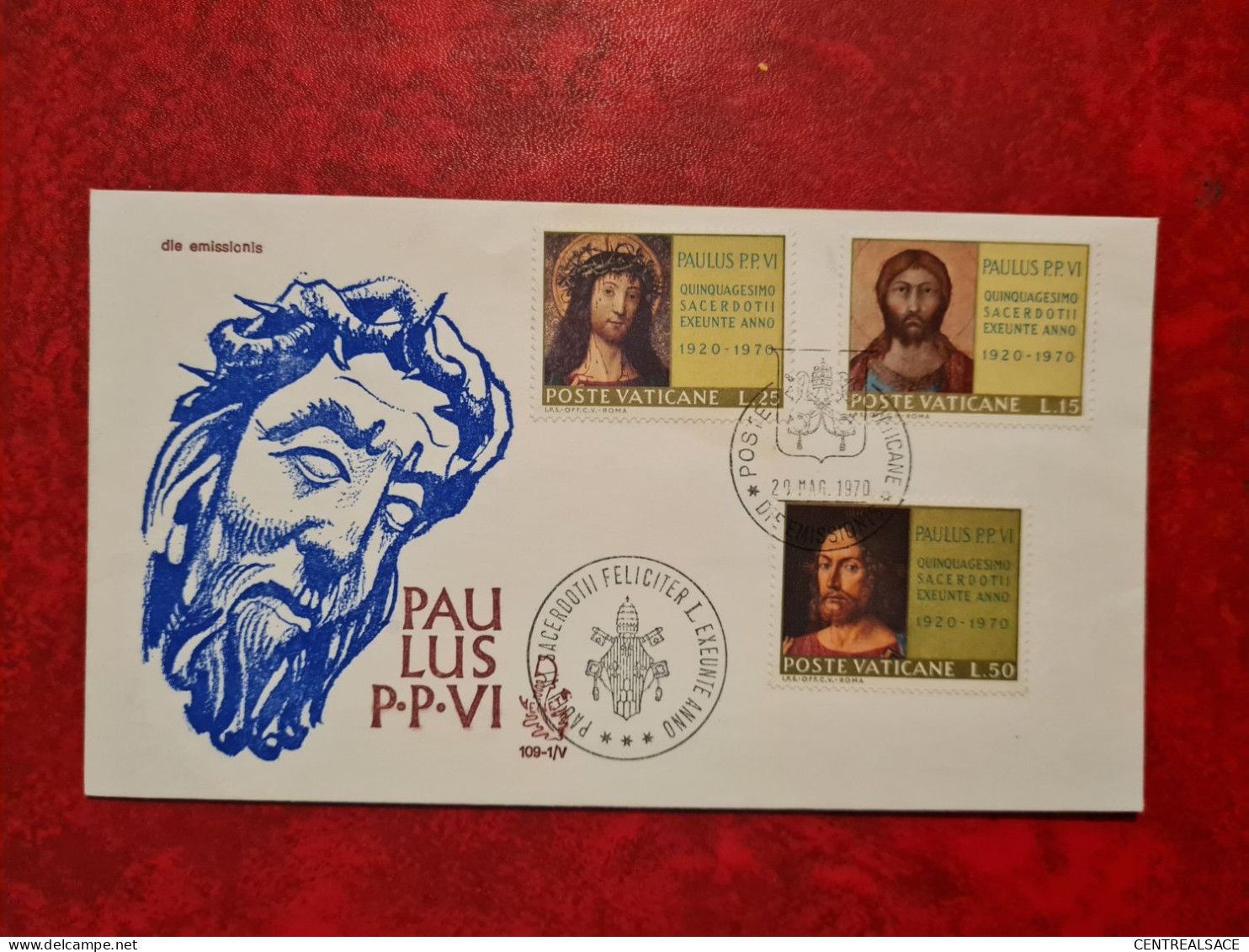 Lettre / Carte  VATICAN FDC 1970 PAPE PAULIS P.P. VI - Sonstige & Ohne Zuordnung